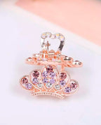 Kit 12 Mini Presilhas De Luxo De Metal Com Pérola Rose Feminino