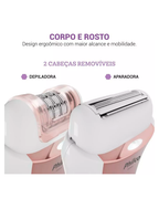 Depilador Philco Bivolt 4 Acessórios Corpo e Rosto PDPE01