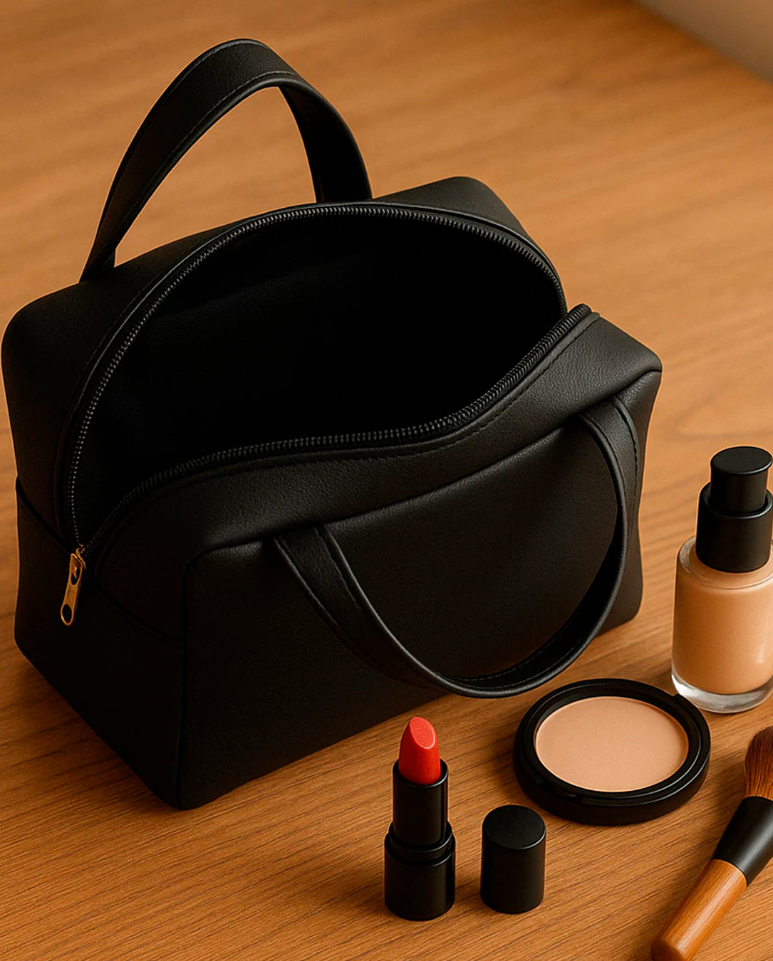 Bolsa Necessaire Feminina Organizadora Espaçosa com Zíper Impermeável