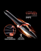 Modelador de Cachos Curves 1 Polegada 25mm com Cabo Giratório Taiff