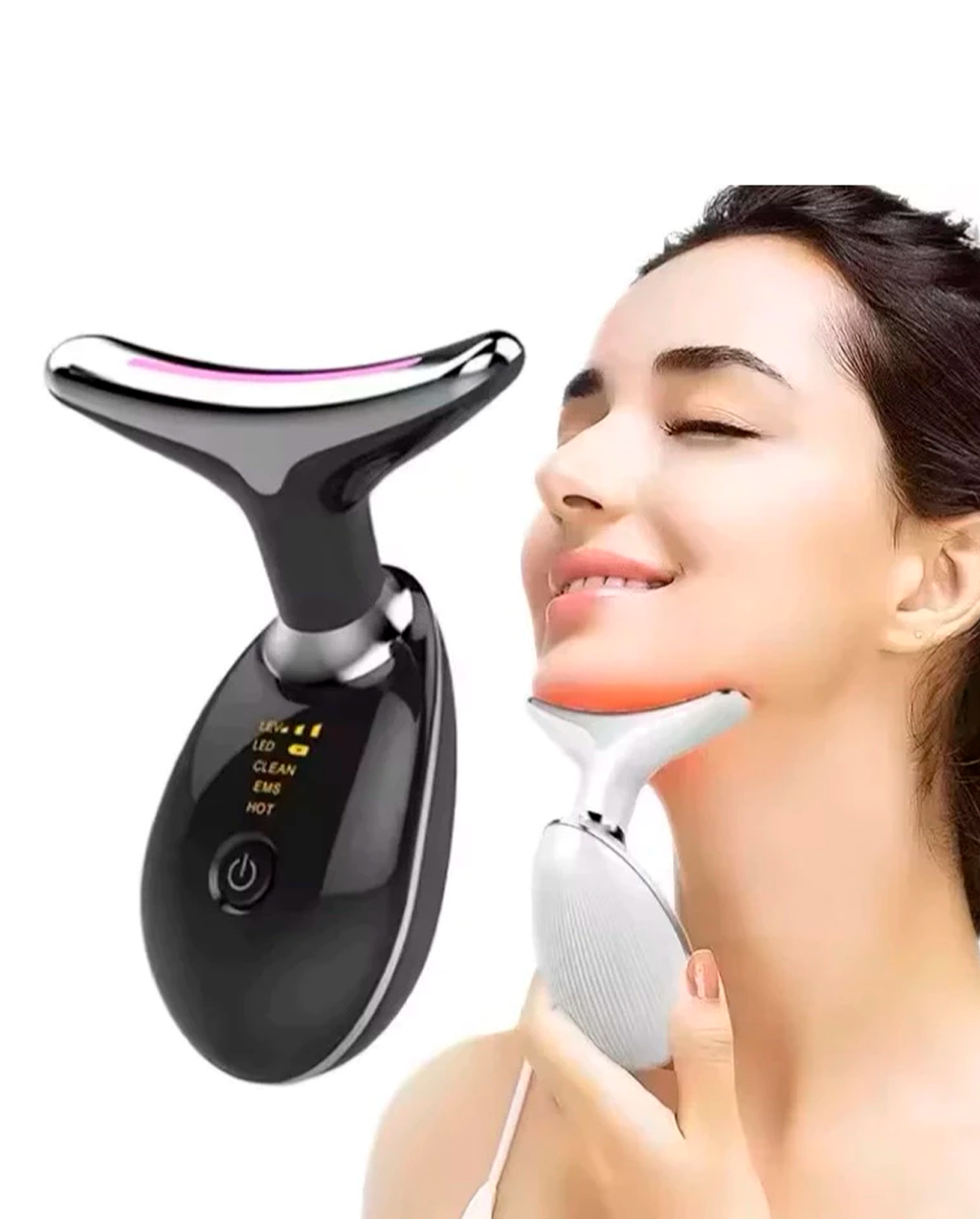 Massageador Golfinho para Tratamento Rejuvenescedor Anti-idade com LED Fototerapia