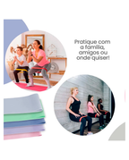 Kit 5 Mini Bands Elástico Exercício Treino Em Casa 5 Níveis