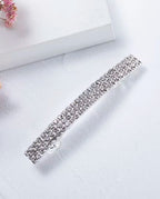 Kit 1 a 3 Unidades Grampos Para Cabelo com Strass De Metal