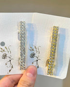 Kit 1 a 3 Unidades Grampos Para Cabelo com Strass De Metal