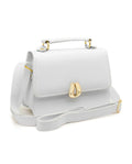 Bolsa Feminina Mini De Mão E Transversal Com 2 Alças Em Couro Ecológico