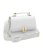 Bolsa Feminina Mini De Mão E Transversal Com 2 Alças Em Couro Ecológico