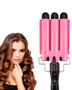 Chapinha Triondas Ondulador Triplo 22mm Modelador de Cachos Onda