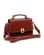 Bolsa Feminina Mini De Mão E Transversal Com 2 Alças Em Couro Ecológico