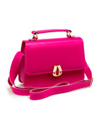 Bolsa Feminina Mini De Mão E Transversal Com 2 Alças Em Couro Ecológico