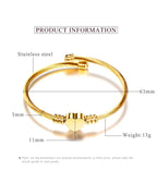 Kit Pulseira Feminina De Aço Inoxidável Trançado Em Prata E Dourado