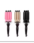 Chapinha Triondas Ondulador Triplo 22mm Modelador de Cachos Onda