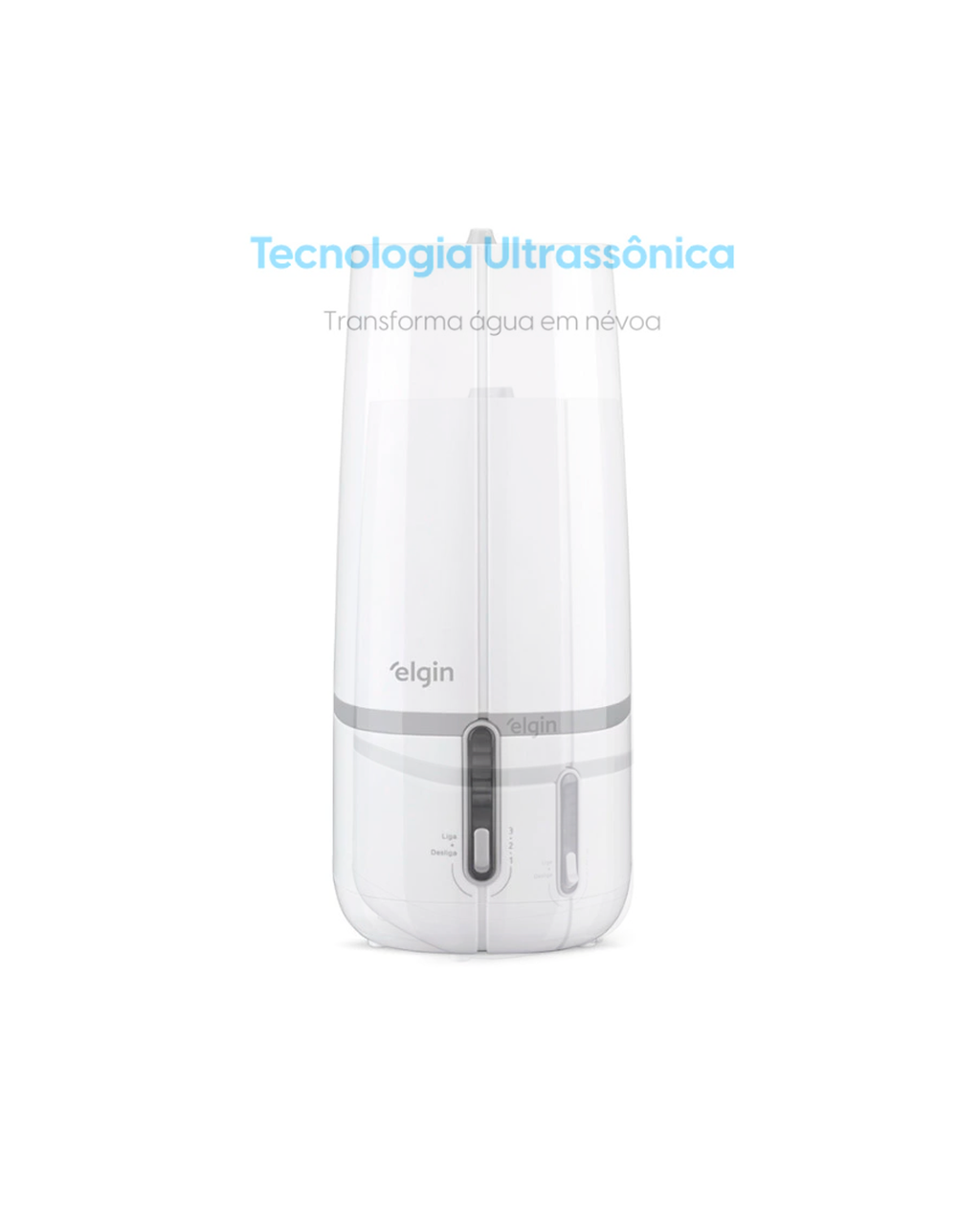 Umidificador de Ar Elgin 2 Litros 3 Níveis 25m Bivolt