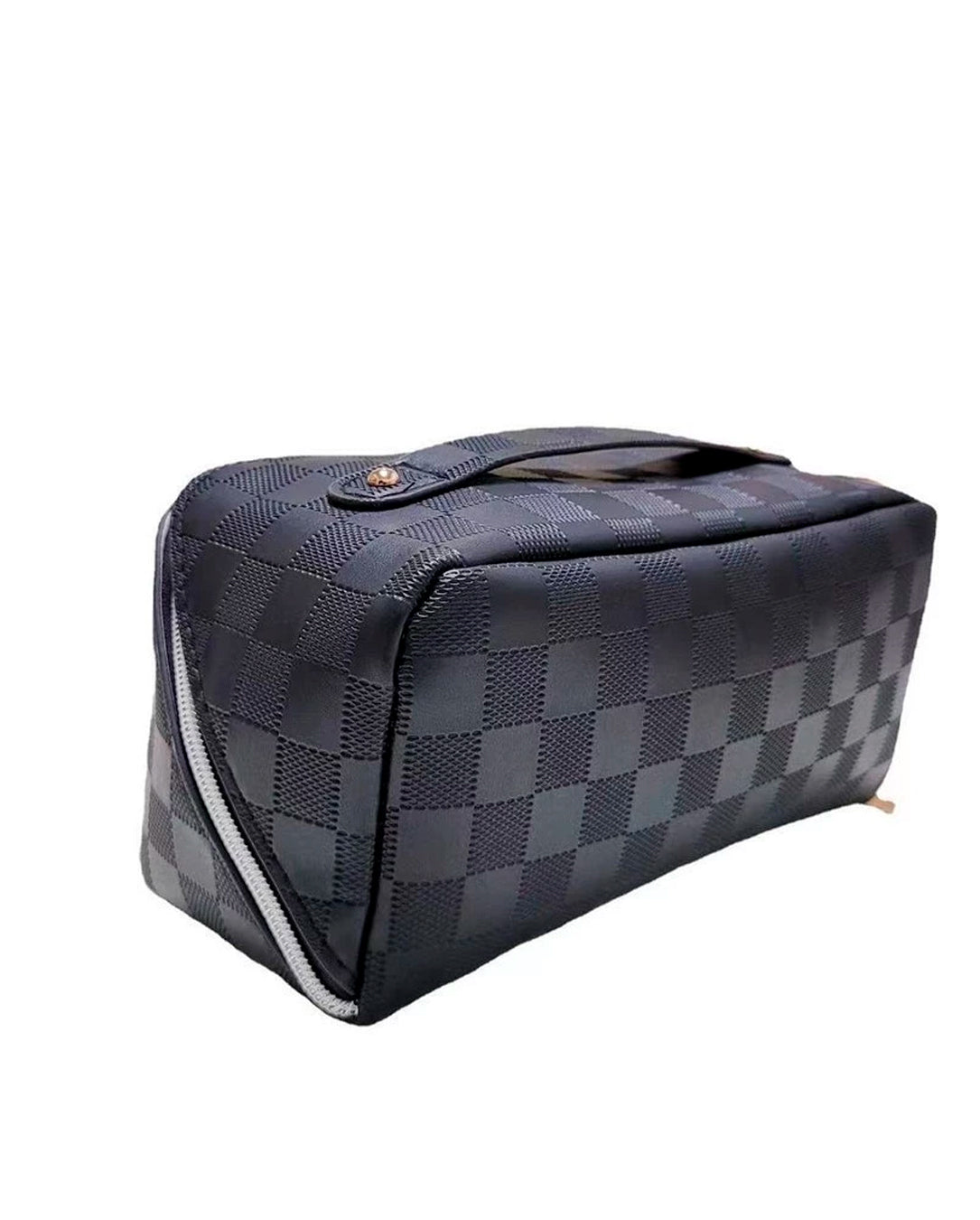 Bolsa Necessaire Feminina Grande Organizador Em Couro Sintético