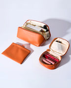 Kit 3 Bolsas Necessaire Feminina Organizadora Espaçosa Para Viagem