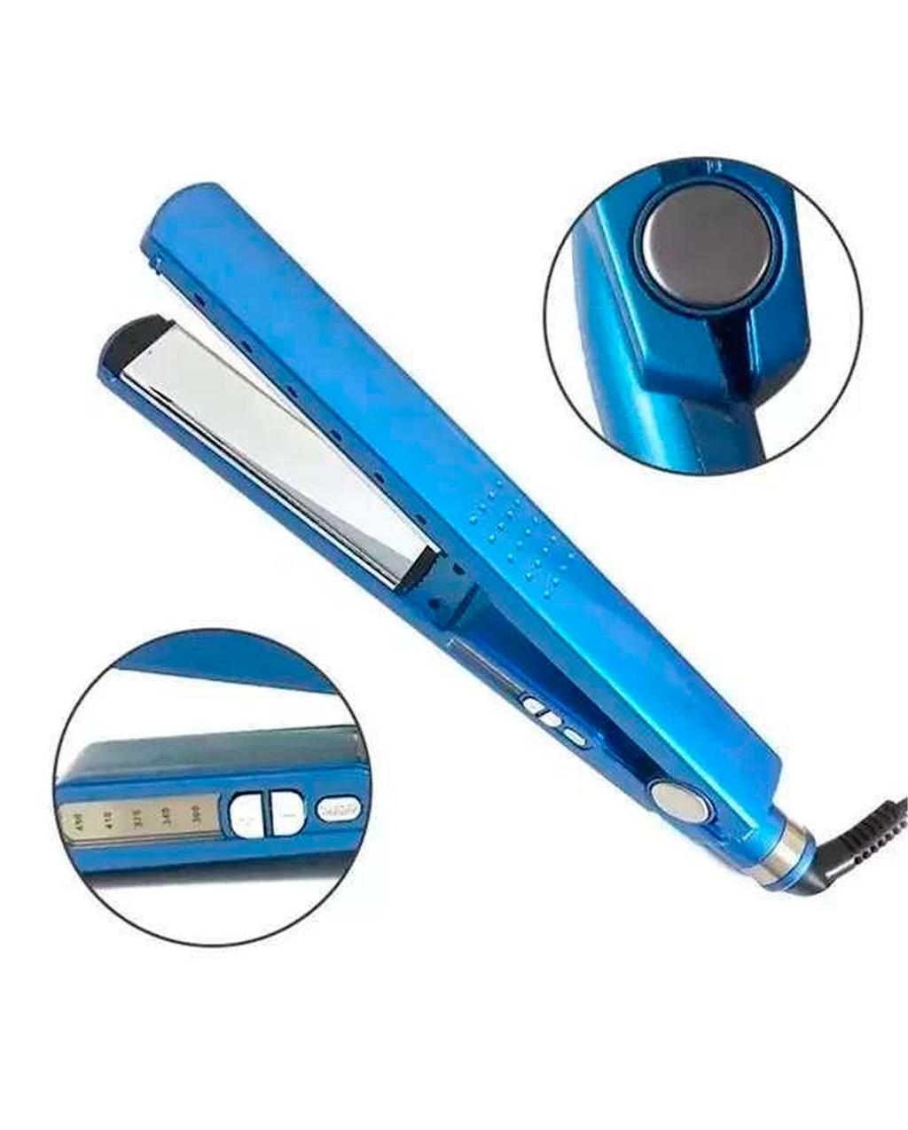 Chapinha de Cabelo Bivolt 110V/220V Nano Titanium Prancha De Cabelo