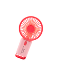 Mini Ventilador De Mão Portátil Recarregável Usb Com Suporte Para Escritório
