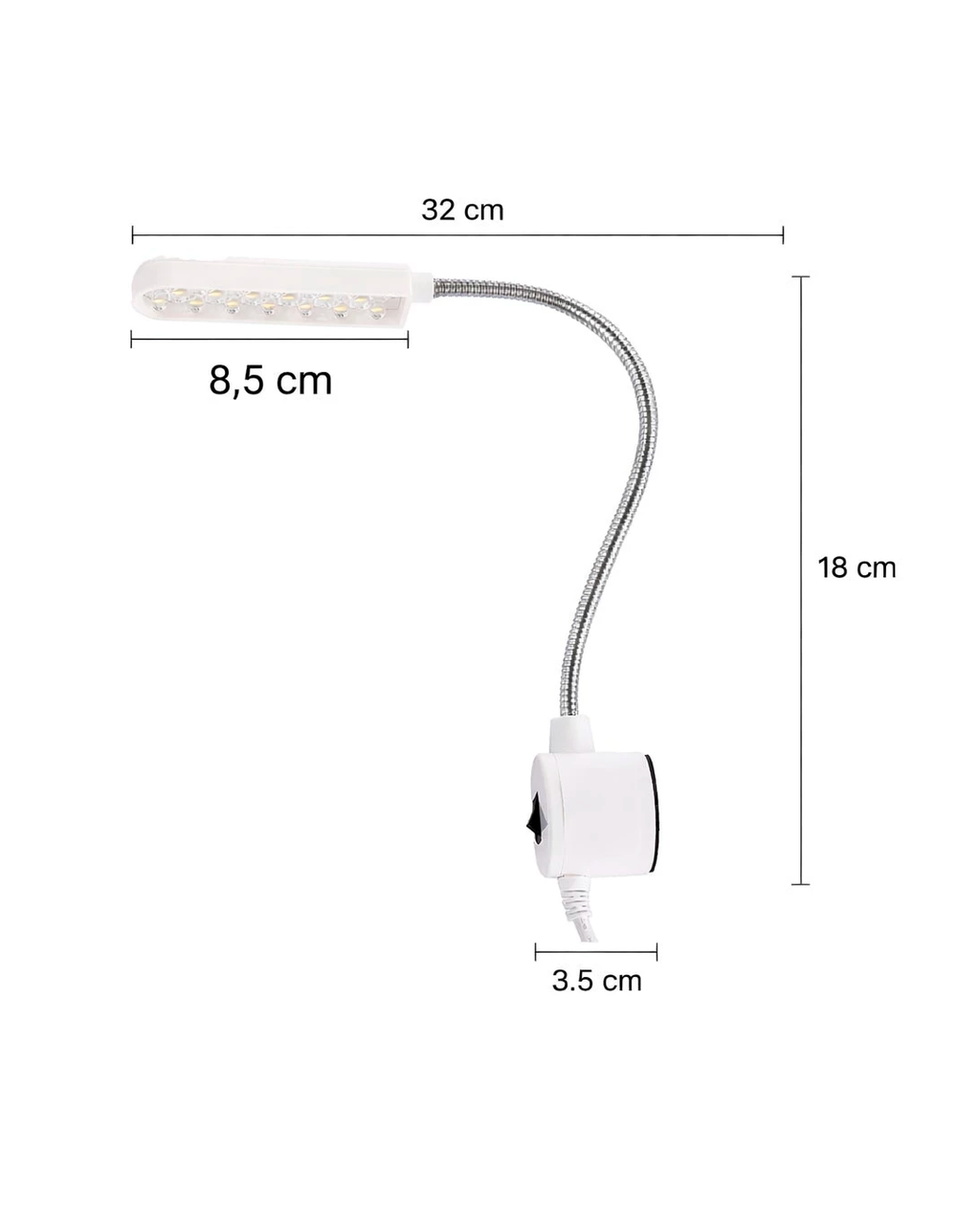 Luminária Flexível Lorben Luminária de Mesa e Escrivaninha Bivolt