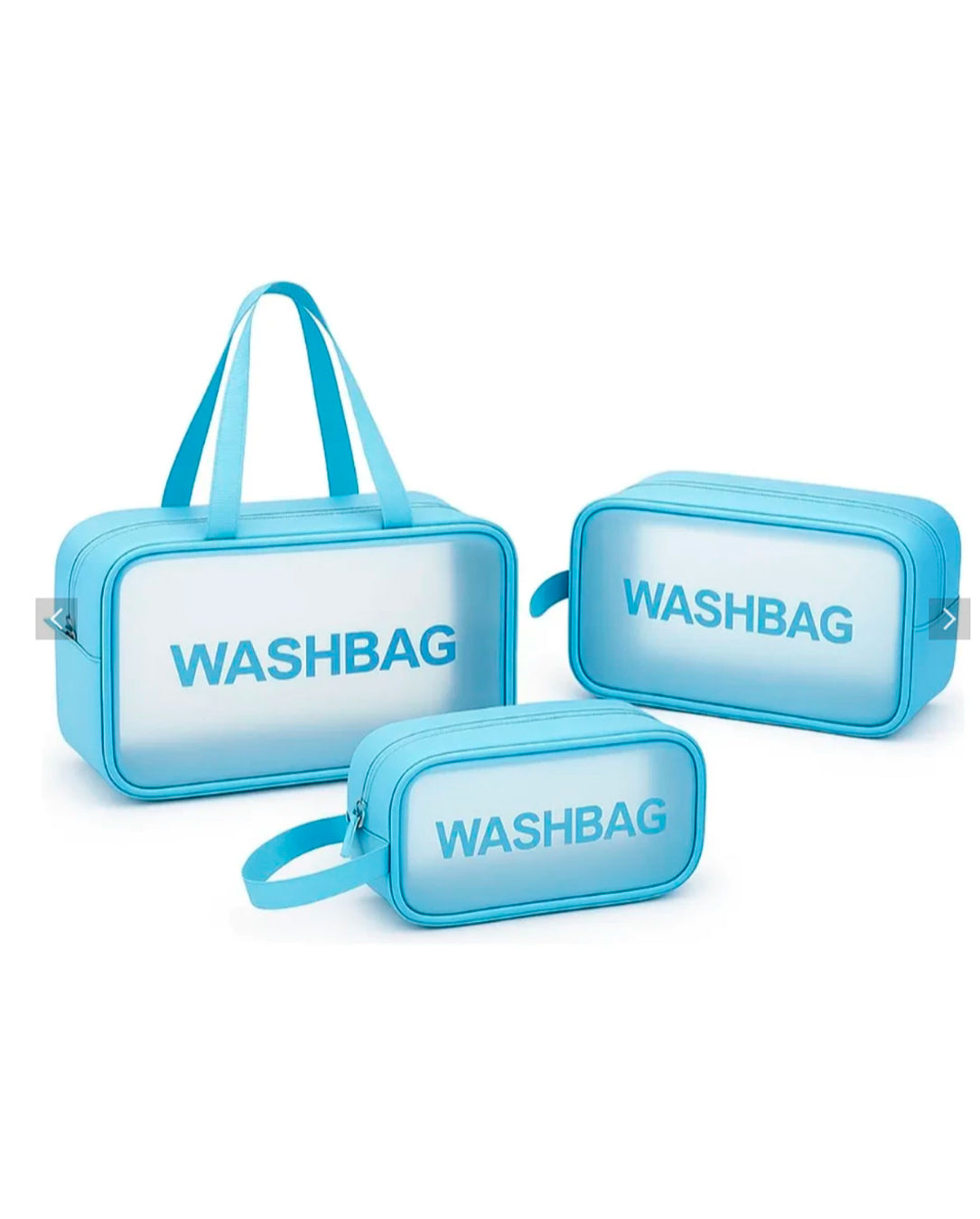 Kit 3 Bolsas Necessaire Impermeável Washbag Bolsa Organizadora Multifuncional