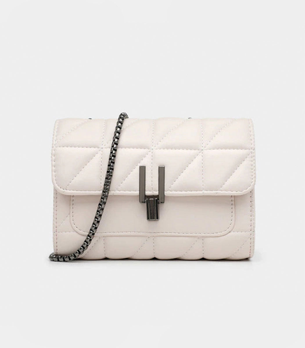 Bolsa Transversal Modelo Helô Fashion Ombro Crossbody Alça Corrente