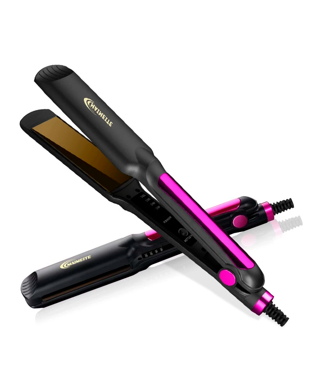 Chapinha De Cabelo MAIMEITE S8600 Prancha Alisadora 2 em 1 Modeladora de Cachos