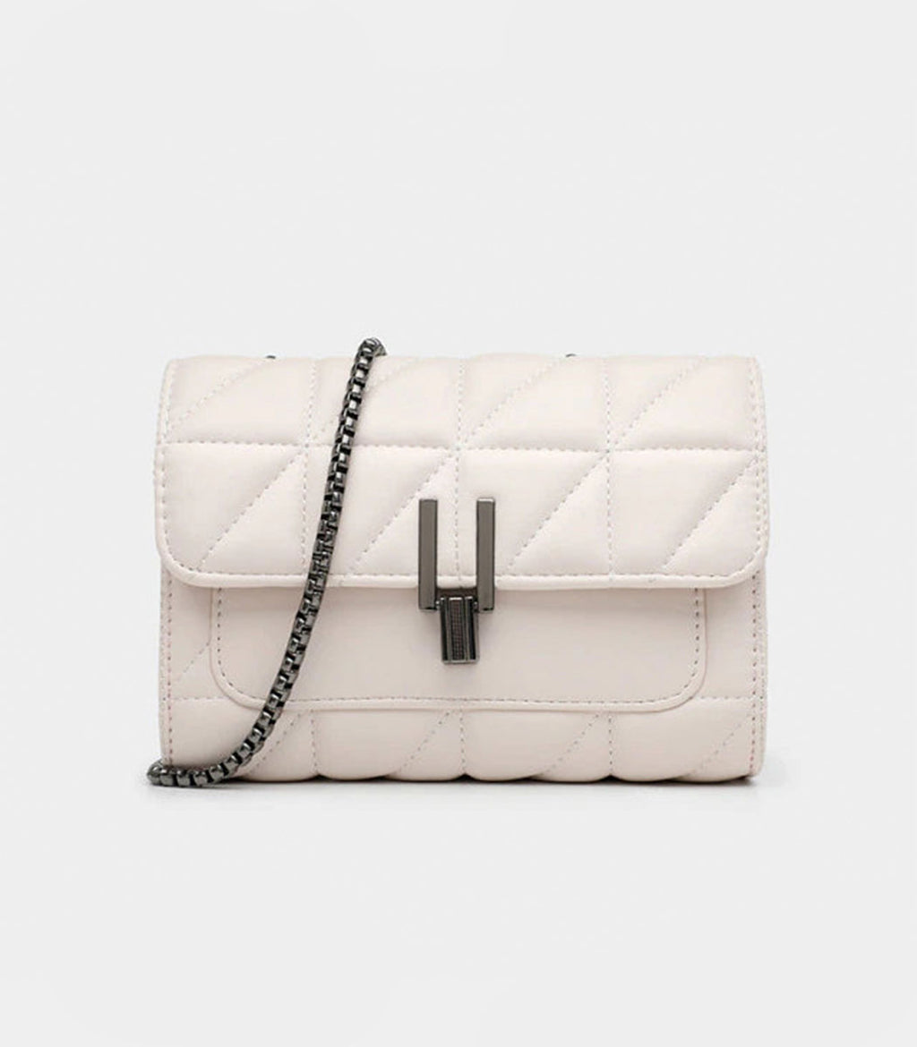 Bolsa Transversal Modelo Helô Fashion Ombro Crossbody Alça Corrente