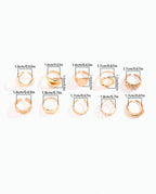 Kit Anéis Femininos Ajustáveis Ouro 18K – Semijoias Delicadas e Elegantes