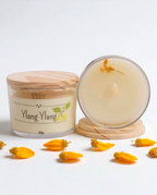 Vela Aromática Artesanal Premium 110g Vários Aromas Com Especiarias E Tampa De Madeira